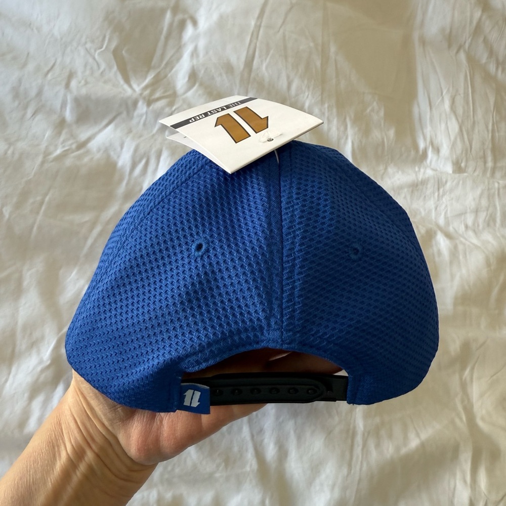 K&F King And Fifth | Size S/M | The Last Rep Blue Snapback Workout Hat Cap NWT - Picture 3 of 8